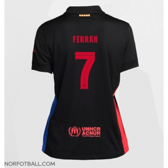 Billige Fotballdrakt Barcelona Ferran Torres #7 Replika Bortedrakt Dame 2024-25 Kortermet